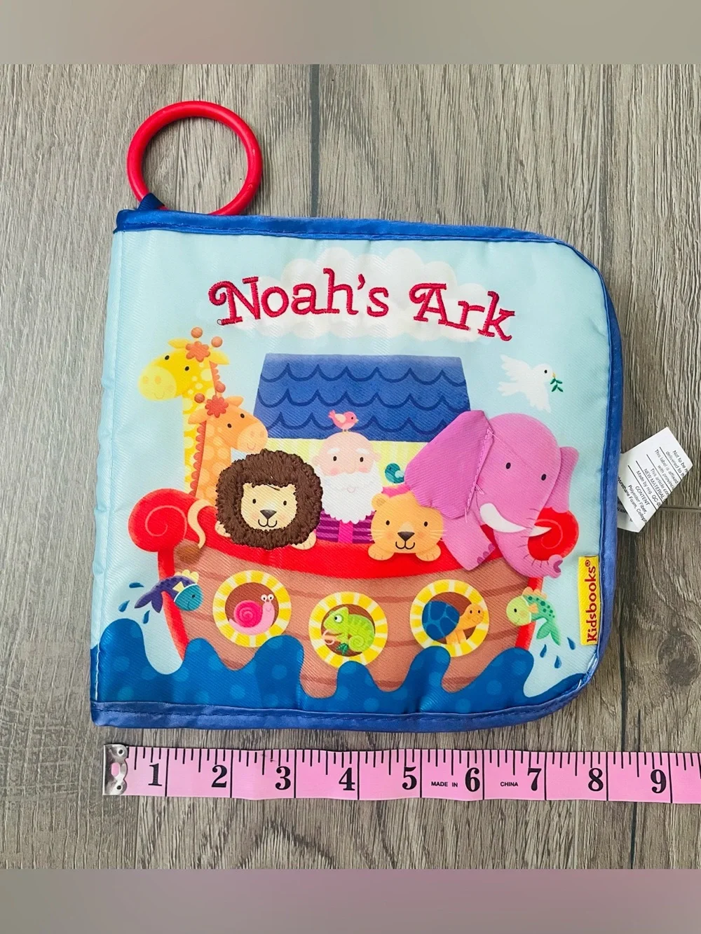 Kidsbooks Noah's Ark Baby Soft Sensory Play Book Animals Bible Activity Book